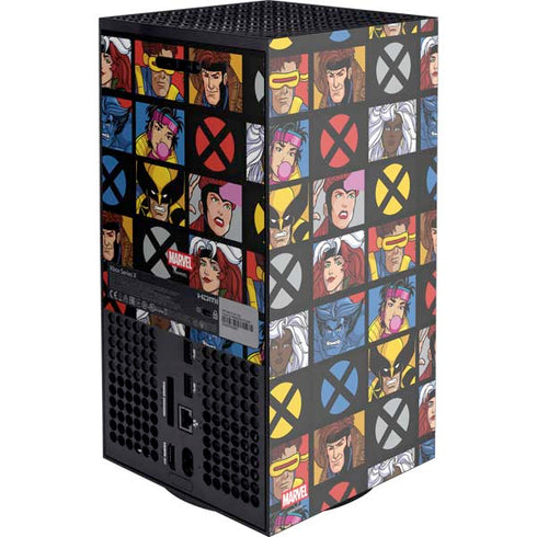 Marvel X-Men Pattern Xbox Series X Console Skin