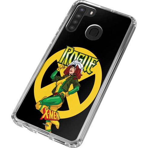 Marvel X-Men Rogue Galaxy A21 Clear Case