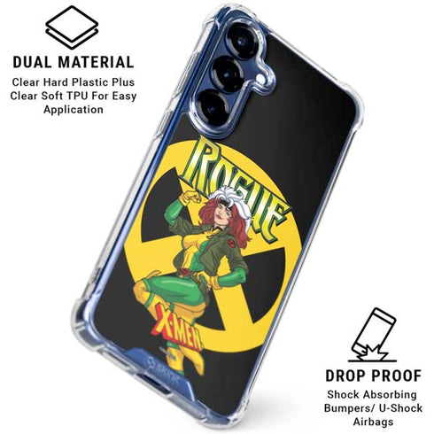 Marvel X-Men Rogue Galaxy S25 Clear Case