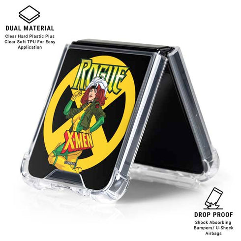 Marvel X-Men Rogue Galaxy Z Flip6 Clear Case
