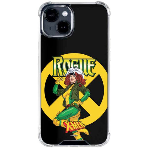 Marvel X-Men Rogue iPhone 15 Plus Clear Case