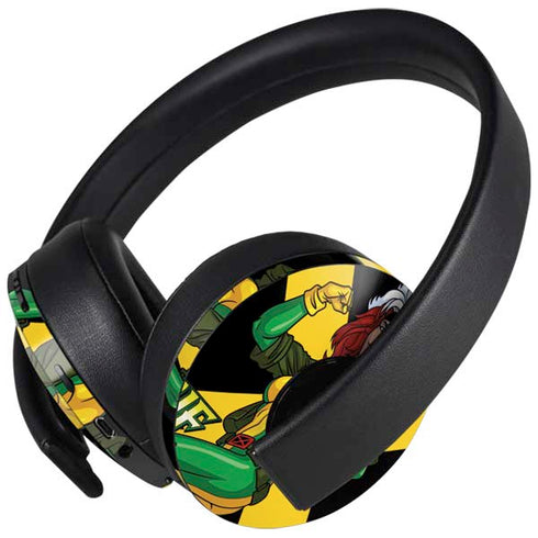Marvel X-Men Rogue PlayStation 4 Gold Wireless Headset Skin