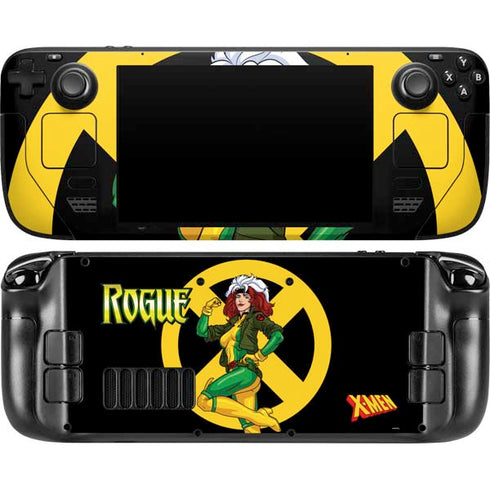 Marvel X-Men Rogue Steam Deck Handheld Gaming Computer OLED Skin