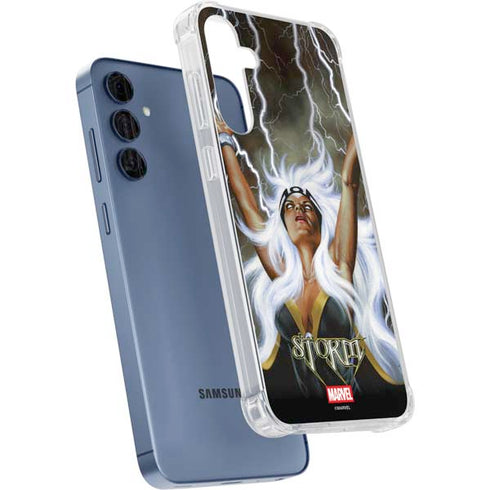 Marvel X-Men Storm by Joe Jusko Galaxy A35 5G Clear Case