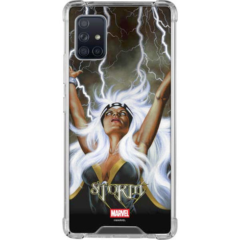 Marvel X-Men Storm by Joe Jusko Galaxy A51 5G Clear Case