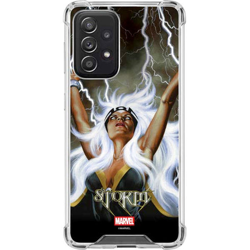 Marvel X-Men Storm by Joe Jusko Galaxy A52 5G Clear Case