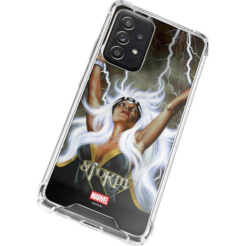 Marvel X-Men Storm by Joe Jusko Galaxy A52 5G Clear Case