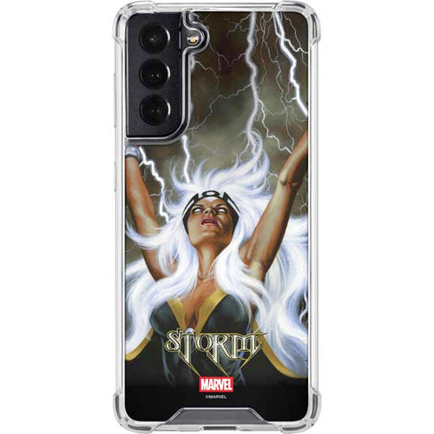 Marvel X-Men Storm by Joe Jusko Galaxy S22 Clear Case