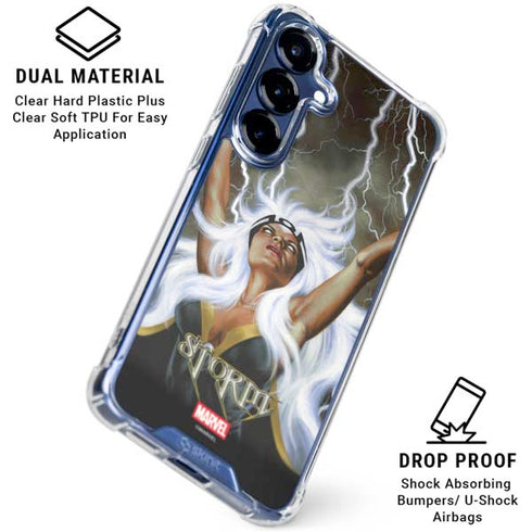 Marvel X-Men Storm by Joe Jusko Galaxy S25 Plus Clear Case