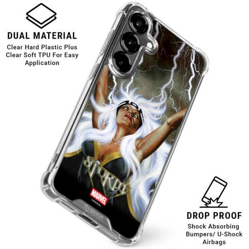 Marvel X-Men Storm by Joe Jusko Galaxy S26 Clear Case