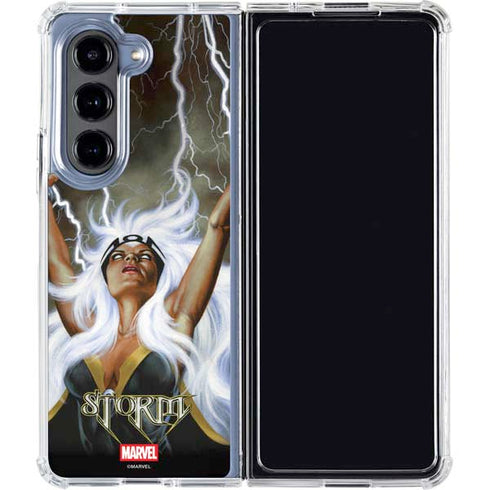 Marvel X-Men Storm by Joe Jusko Galaxy Z Fold5 5G Clear Case