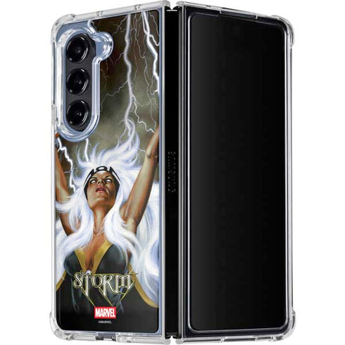 Marvel X-Men Storm by Joe Jusko Galaxy Z Fold5 5G Clear Case