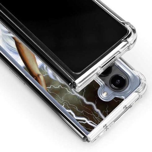 Marvel X-Men Storm by Joe Jusko Galaxy Z Fold5 5G Clear Case