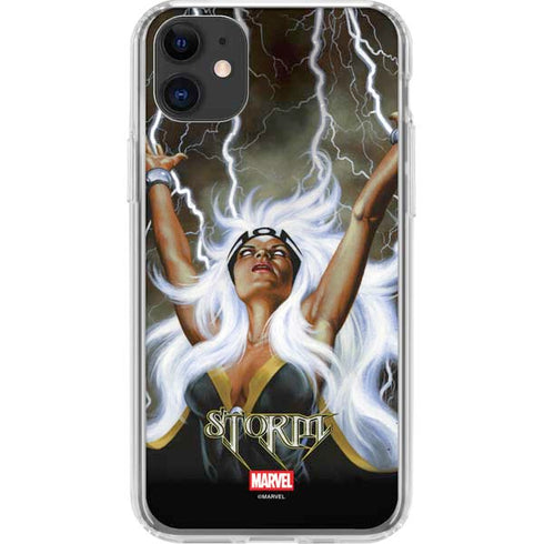 Marvel X-Men Storm by Joe Jusko iPhone 11 Clear Case
