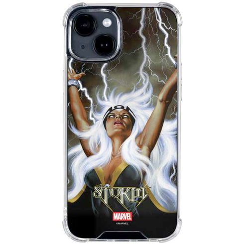 Marvel X-Men Storm by Joe Jusko iPhone 14 Plus Clear Case