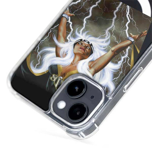 Marvel X-Men Storm by Joe Jusko iPhone 15 Plus MagSafe Case