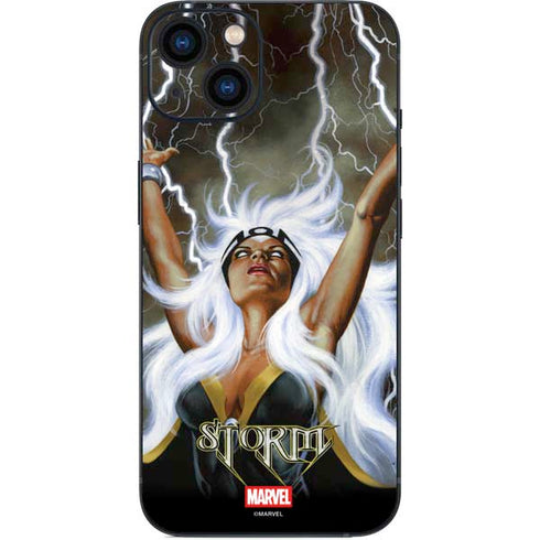 Marvel X-Men Storm by Joe Jusko iPhone 15 Plus Skin