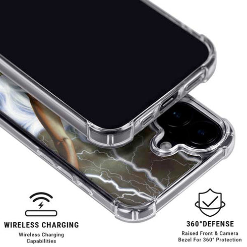 Marvel X-Men Storm by Joe Jusko iPhone 16 Plus Clear Case