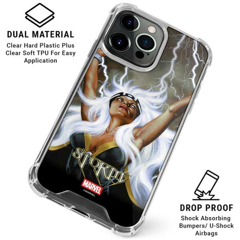 Marvel X-Men Storm by Joe Jusko iPhone 16 Pro Clear Case
