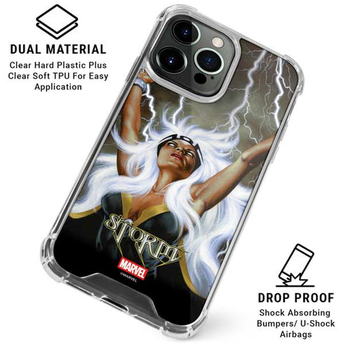 Marvel X-Men Storm by Joe Jusko iPhone 16 Pro Max Clear Case