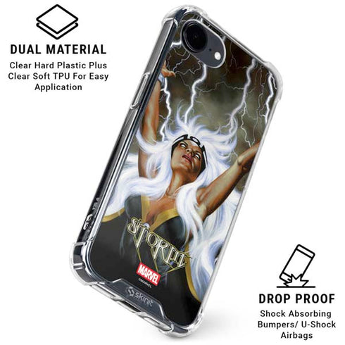 Marvel X-Men Storm by Joe Jusko iPhone 16e Clear Case