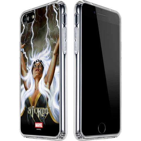 Marvel X-Men Storm by Joe Jusko iPhone SE (2nd & 3rd Gen) Clear Case
