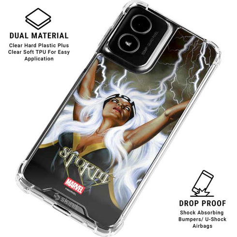 Marvel X-Men Storm by Joe Jusko Moto G Power 5G (2024) Clear Case