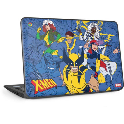 Marvel X-Men Team HP Chromebook Skin