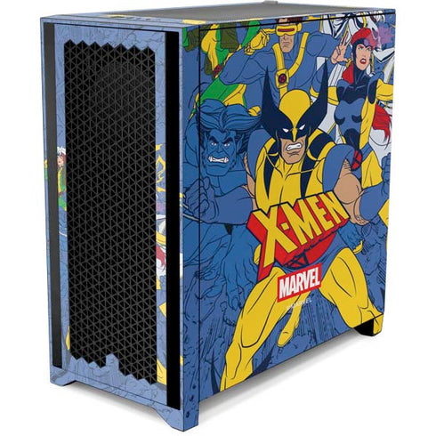 Marvel X-Men Team Corsair 4000D Tempered Glass Mid-Tower ATX Case Skin