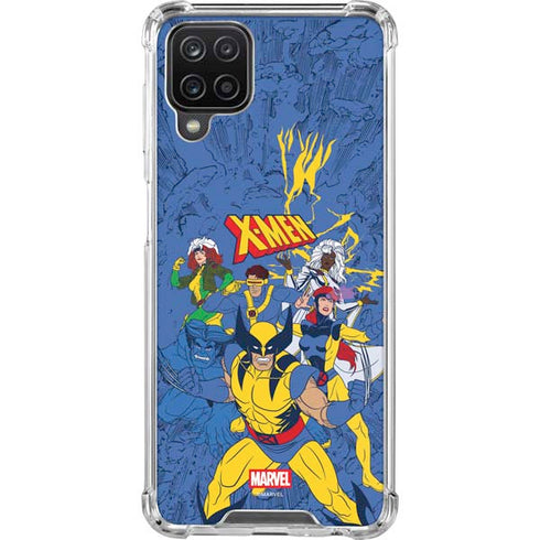Marvel X-Men Team Galaxy A12 Clear Case