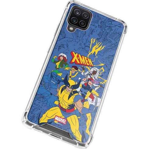 Marvel X-Men Team Galaxy A12 Clear Case