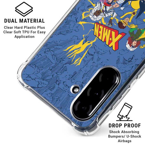 Marvel X-Men Team Galaxy A36 5G Clear Case