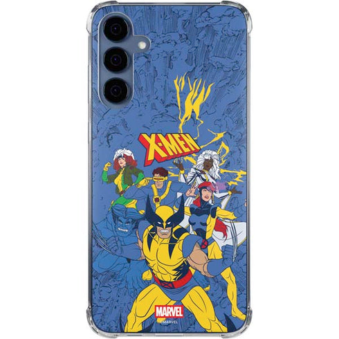 Marvel X-Men Team Galaxy A55 5G Clear Case