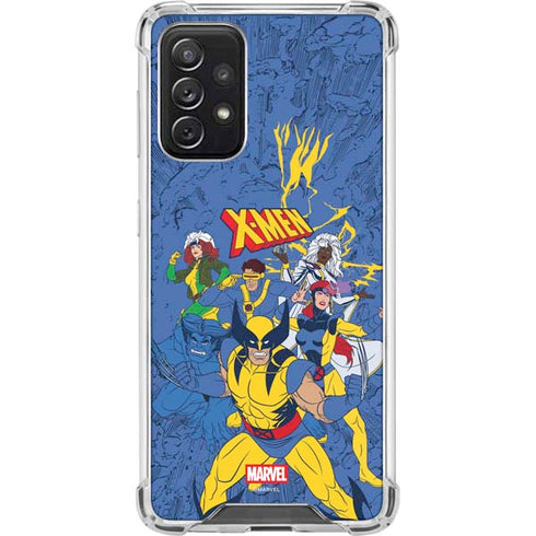 Marvel X-Men Team Galaxy A72 5G Clear Case