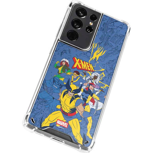 Marvel X-Men Team Galaxy S21 Ultra 5G Clear Case