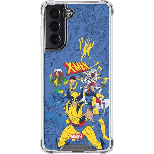 Marvel X-Men Team Galaxy S22 Clear Case