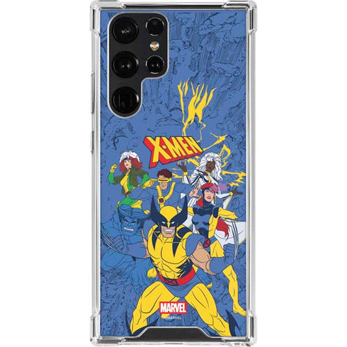 Marvel X-Men Team Galaxy S23 Ultra Clear Case