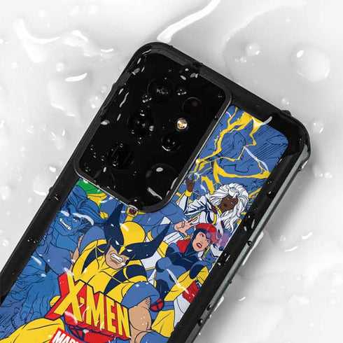 Marvel X-Men Team Galaxy S24 Ultra Waterproof Case