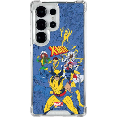 Marvel X-Men Team Galaxy S25 Ultra Clear Case