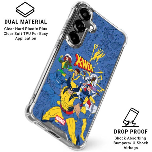 Marvel X-Men Team Galaxy S26 Clear Case