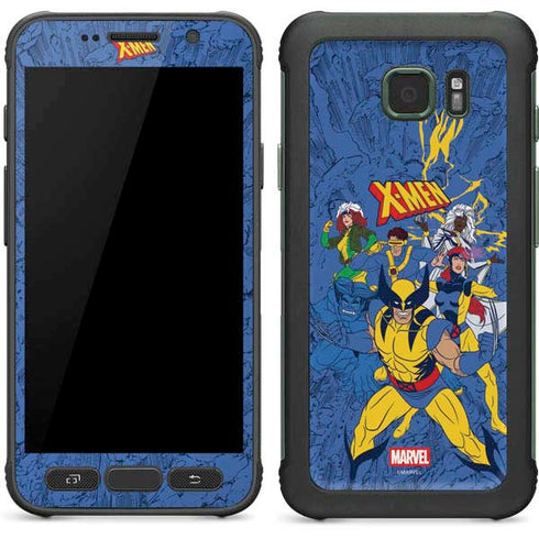 Marvel X-Men Team Galaxy S7 Active Skin