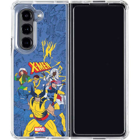 Marvel X-Men Team Galaxy Z Fold5 5G Clear Case