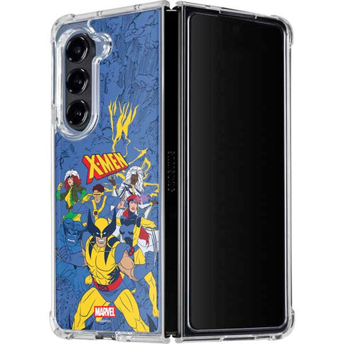 Marvel X-Men Team Galaxy Z Fold5 5G Clear Case