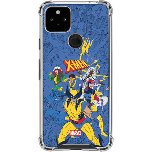 Marvel X-Men Team Google Pixel 5a 5G Clear Case