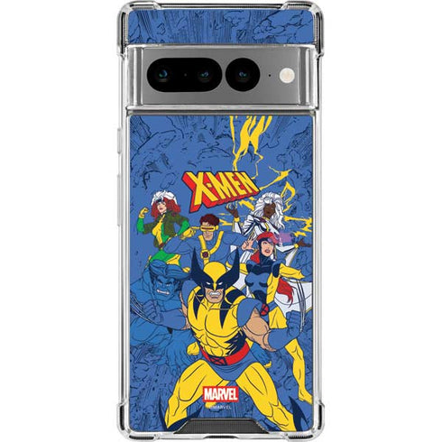 Marvel X-Men Team Google Pixel 7 Pro Clear Case
