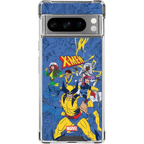 Marvel X-Men Team Google Pixel 8 Pro Clear Case