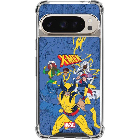 Marvel X-Men Team Google Pixel 9 Pro XL Clear Case