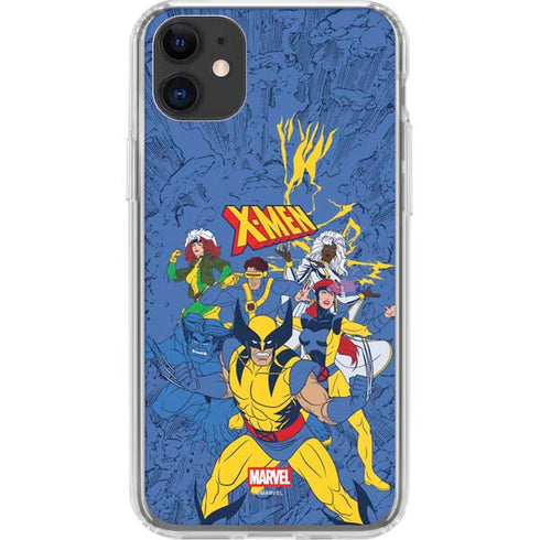 Marvel X-Men Team iPhone 11 Clear Case