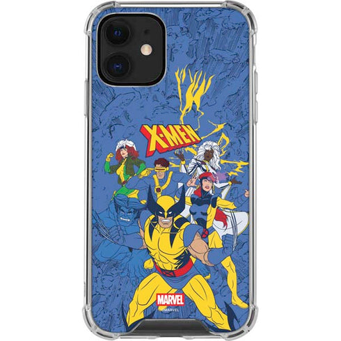 Marvel X-Men Team iPhone 12 Clear Case