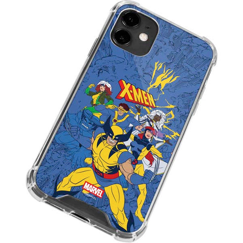 Marvel X-Men Team iPhone 12 Clear Case